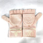 LOUIS VUITTON M70767 Two-tone Gon Morning Lamb Monogram Wool Fingerless Mittens, 2-Way, Women's, Pink
