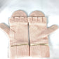 LOUIS VUITTON M70767 Two-tone Gon Morning Lamb Monogram Wool Fingerless Mittens, 2-Way, Women's, Pink