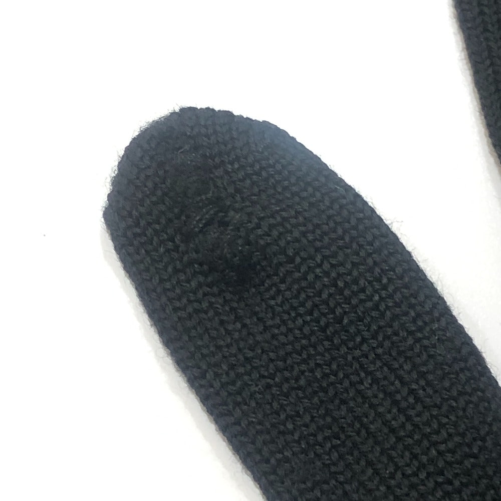 Louis Vuitton M73470 Gon Monogram Monogram Gelombang Sarung Tangan Lelaki Lelaki Hitam