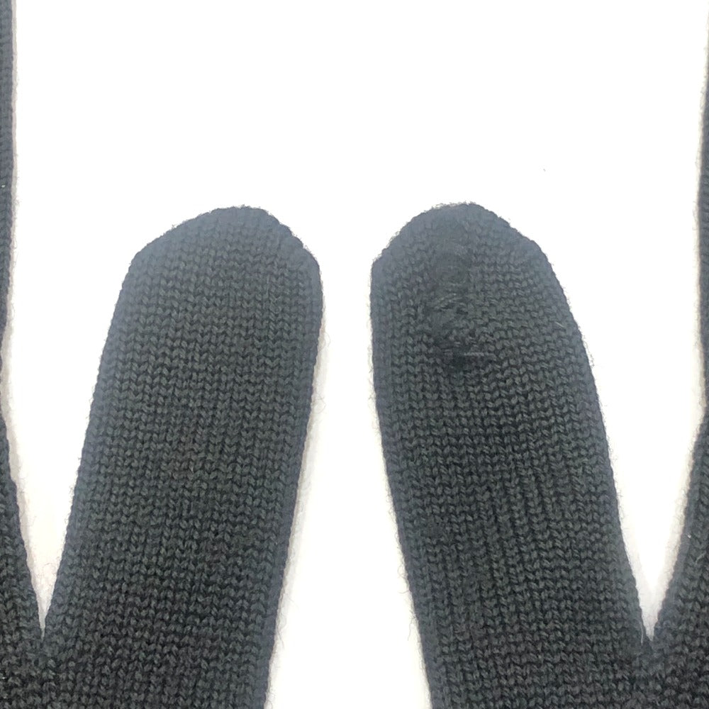 Louis Vuitton M73470 Gon Monogram Monogram Gelombang Sarung Tangan Lelaki Lelaki Hitam