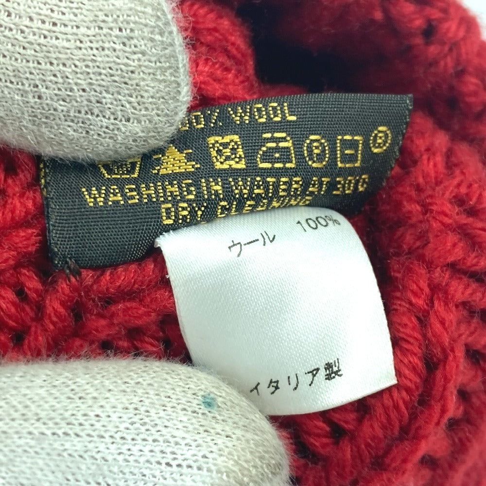 LOUIS VUITTON Morphle Constance Gloves Mittens with Tin Badge