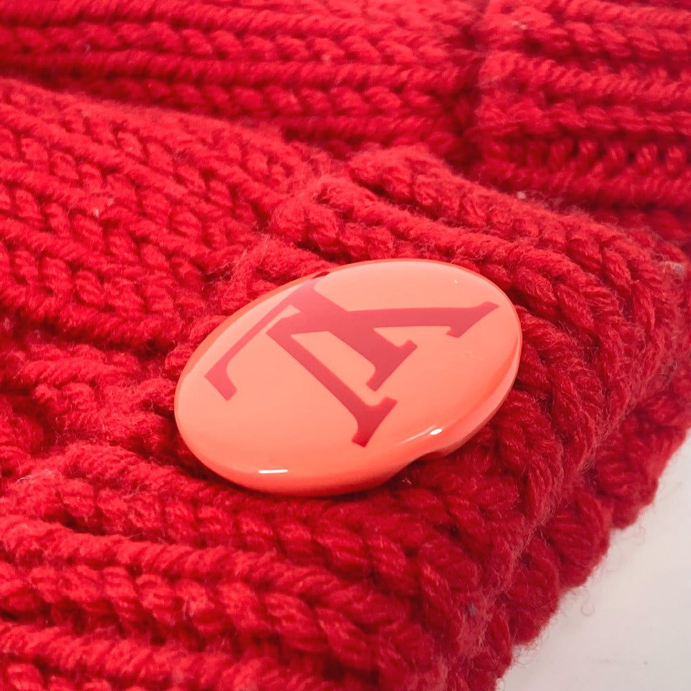 LOUIS VUITTON モーフル コンスタンス グローブ ミトン 缶バッジ付き 手袋 ウール レディース レッド - brandshop-reference