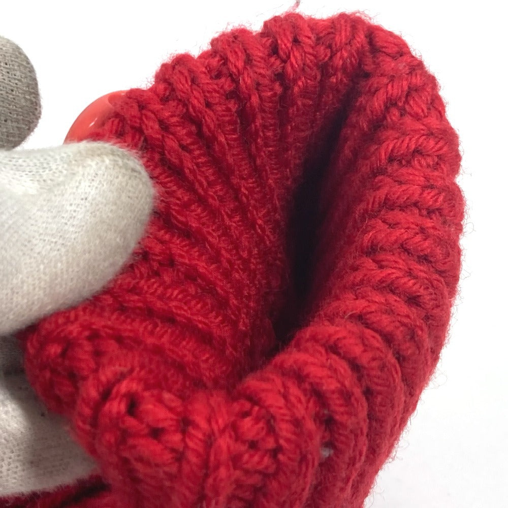 LOUIS VUITTON Morphle Constance Gloves Mittens with Tin Badge