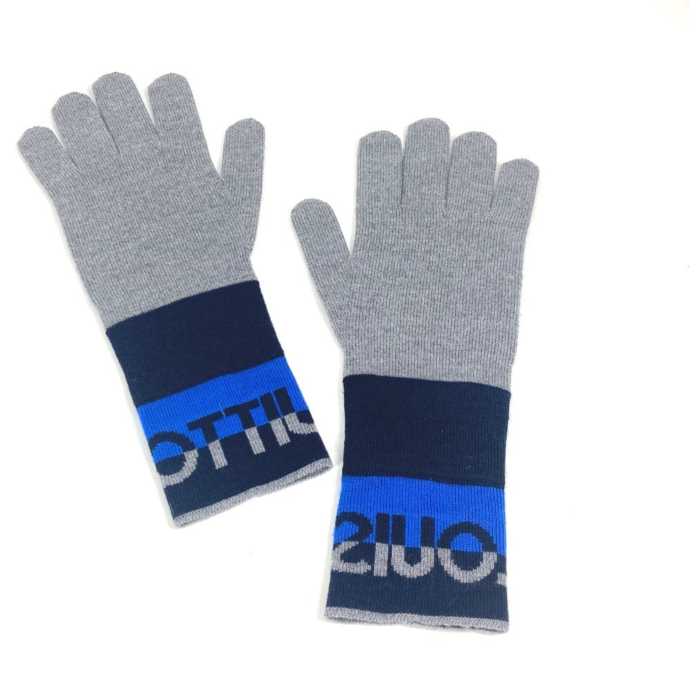 LOUIS VUITTON M71247 ゴン・LV ホライゾン グローブ アクセサリー 手袋 ウール メンズ グレー - brandshop-reference