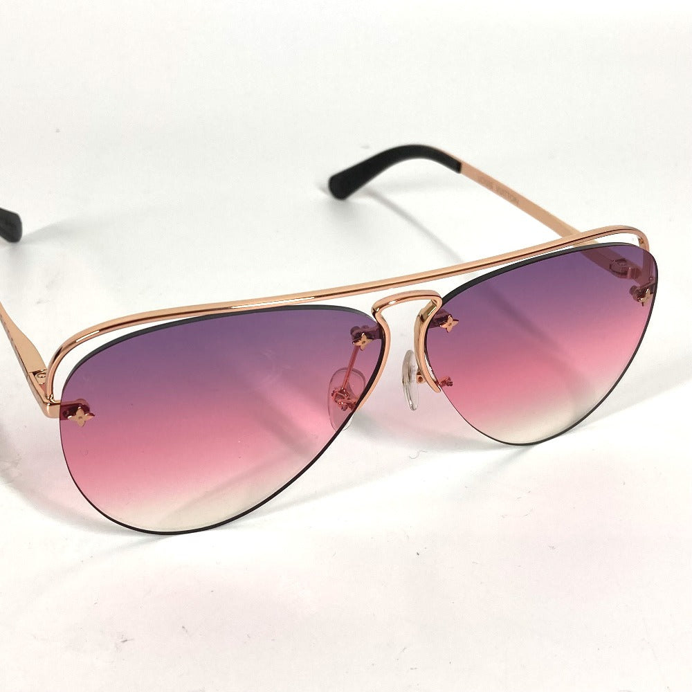 LOUIS VUITTON Z1211E グラデーション メガネ 眼鏡 アイウェア サングラス メタル メンズ - brandshop-reference