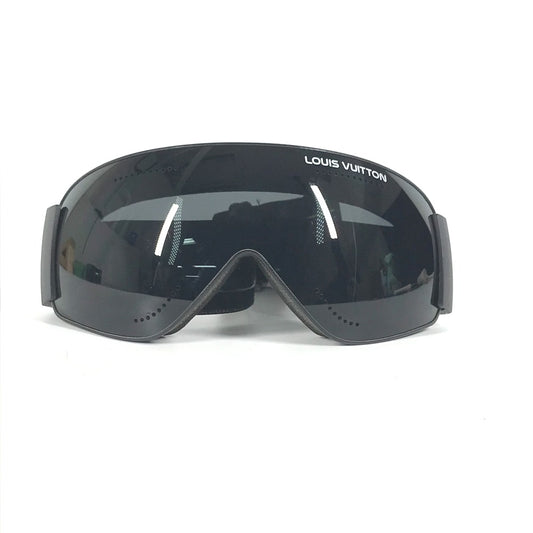 LOUIS VUITTON Z1111U Sports Ski Goggles Snowboard Glasses Eyewear Sunglasses Plastic Men's Black