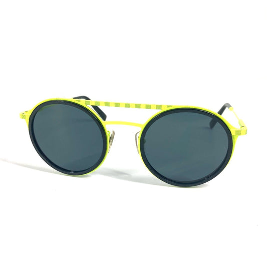 LOUIS VUITTON Z1068E ダミエシャッフル メガネ 眼鏡 アイウェア サングラス メタル ユニセックス ブラック - brandshop-reference