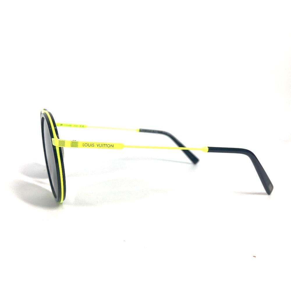 LOUIS VUITTON Z1068E ダミエシャッフル メガネ 眼鏡 アイウェア サングラス メタル ユニセックス ブラック - brandshop-reference