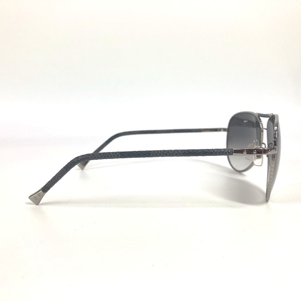 LOUIS VUITTON Z0439U ダミエグラフィット コンスピラシオンパイロット ティアドロップ めがね メガネ アイウェア 眼鏡 サングラス メタル メンズ ブラック - brandshop-reference