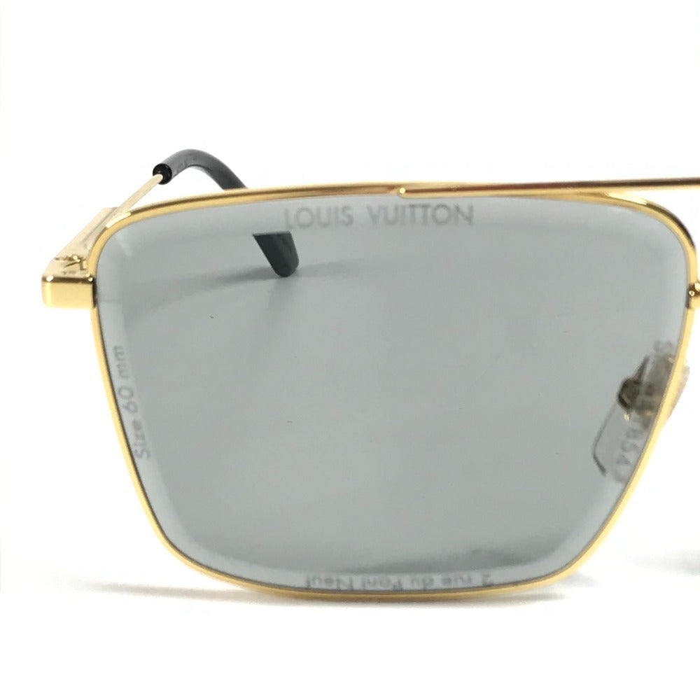 LOUIS VUITTON Z2627U サングラス・LV スーパーヴィジョン・メタル スクエア めがね メガネ アイウェア 眼鏡 サングラス メタル メンズ ゴールド