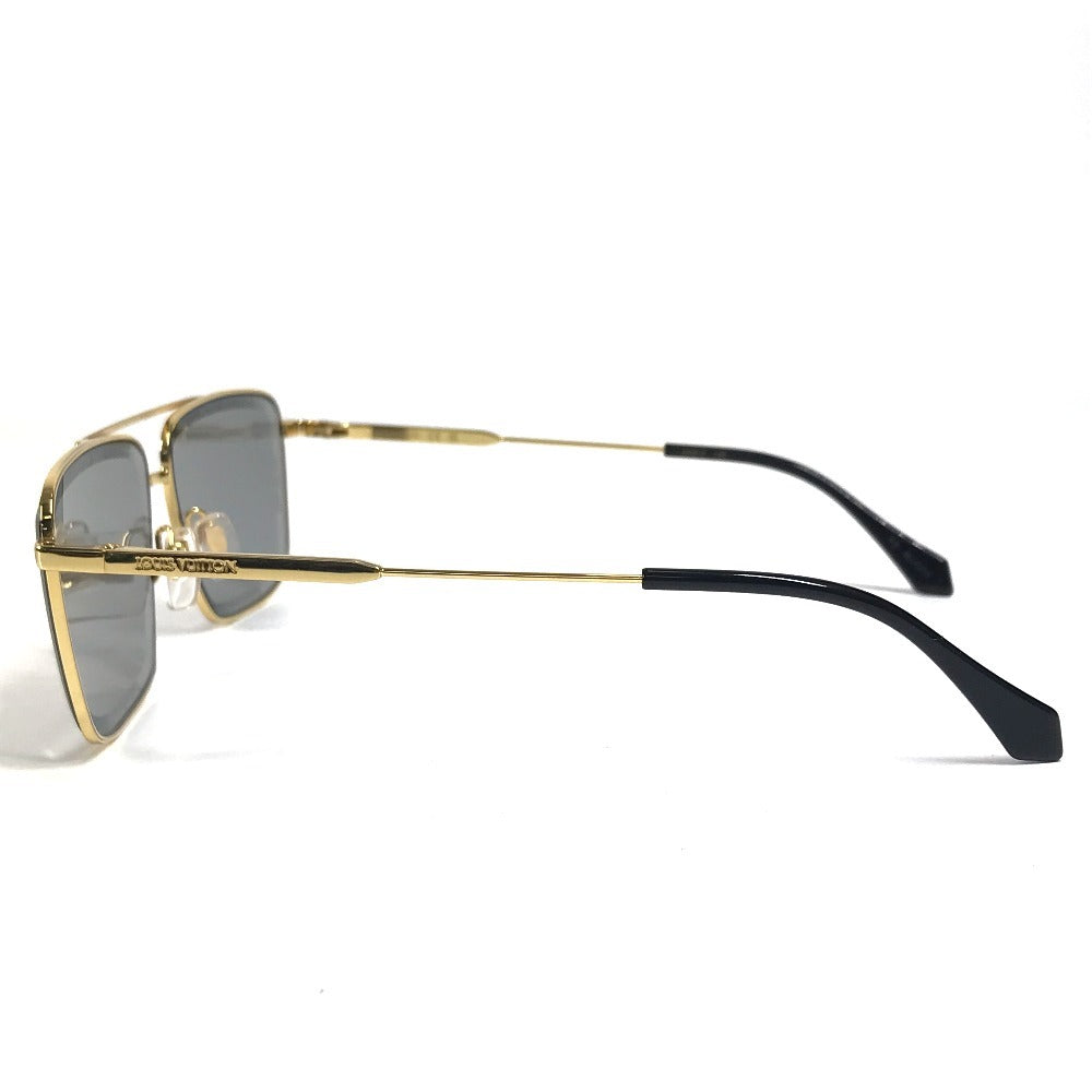 LOUIS VUITTON Z2627U サングラス・LV スーパーヴィジョン・メタル スクエア めがね メガネ アイウェア 眼鏡 サングラス メタル メンズ ゴールド