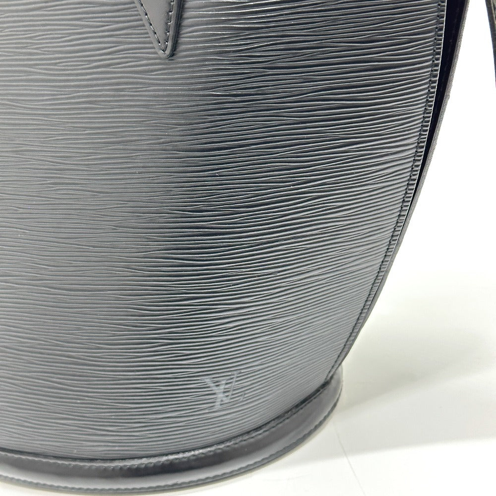 LOUIS VUITTON M52262 サンジャックショッピング カバン 肩掛け トートバッグ エピレザー レディース ノワール ブラック