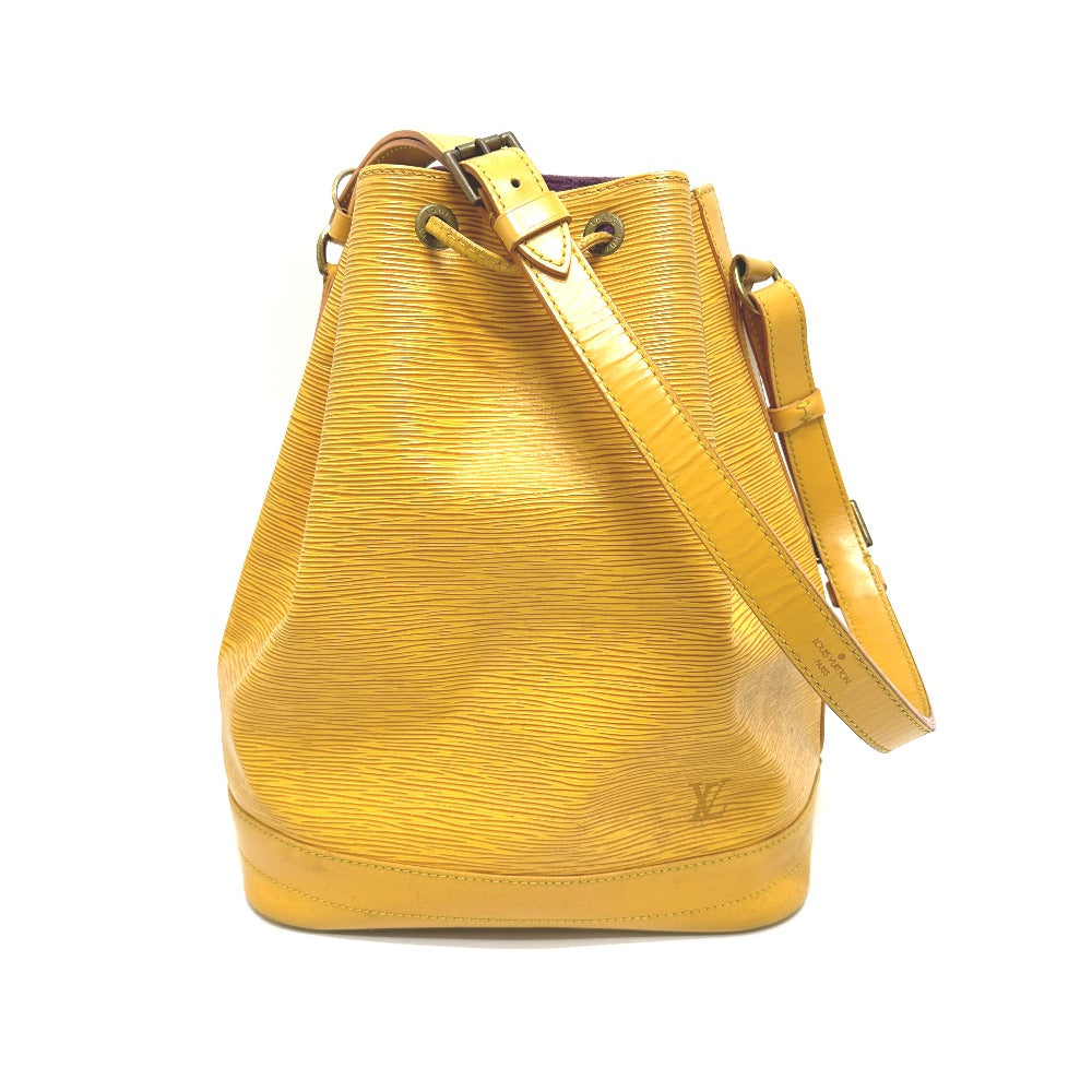 Louis Vuitton M44009 Epi Noe Bag Drawstring Bahu Tote Bag Tangan Bahu Beg Epi Kulit Wanita Tassili Kuning