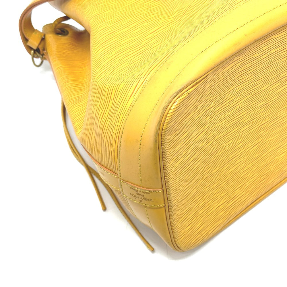 Louis Vuitton M44009 Epi Noe Bag Drawstring Bahu Tote Bag Tangan Bahu Beg Epi Kulit Wanita Tassili Kuning