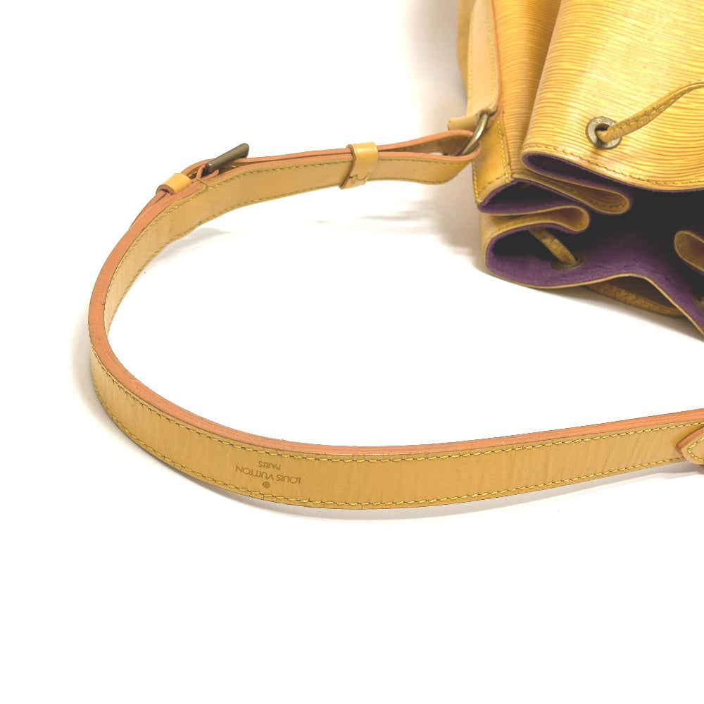 Louis Vuitton M44009 Epi Noe Bag Drawstring Bahu Tote Bag Tangan Bahu Beg Epi Kulit Wanita Tassili Kuning
