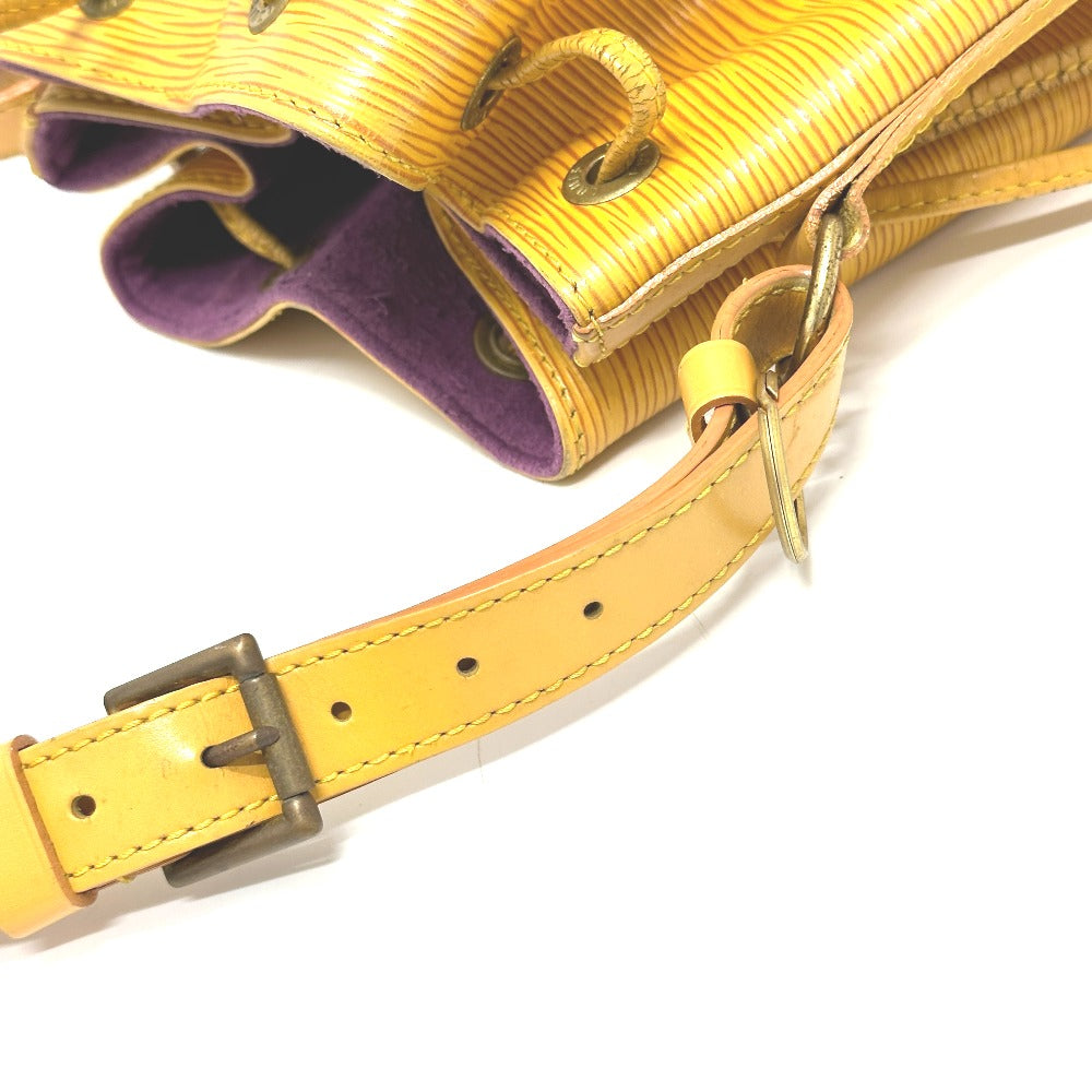 Louis Vuitton M44009 Epi Noe Bag Drawstring Bahu Tote Bag Tangan Bahu Beg Epi Kulit Wanita Tassili Kuning