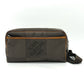 LOUIS VUITTON M93619 Acrobate Body Bag Waist Bag Damier Geant Canvas Men's Khaki Green