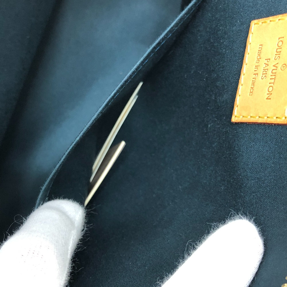 LOUIS VUITTON M93673 Bellevue GM Tote Bag Bag Bag Tote Bag Monogram Vernis Ladies Blue Nuit Green