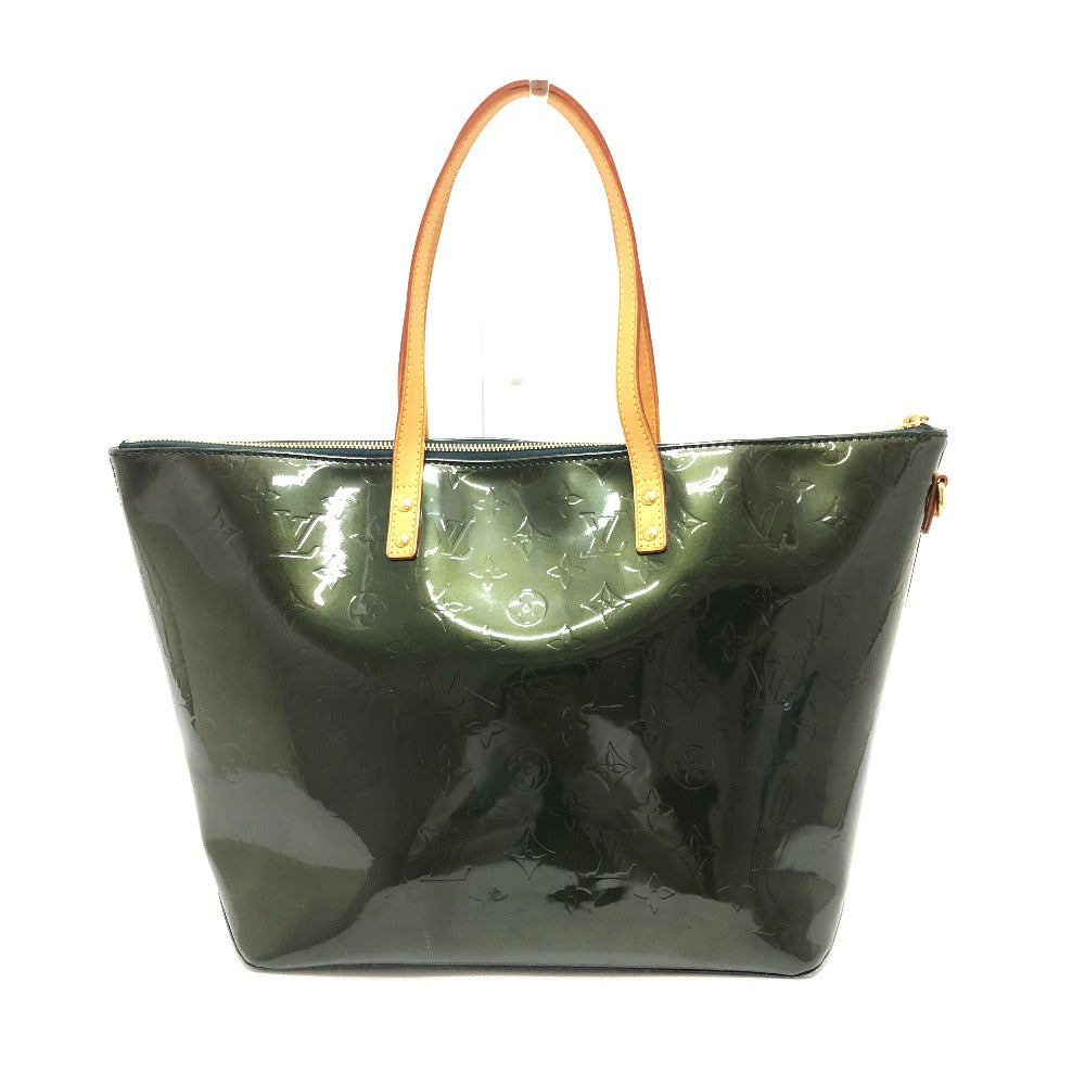 LOUIS VUITTON M93673 Bellevue GM Tote Bag Bag Bag Tote Bag Monogram Vernis Ladies Blue Nuit Green