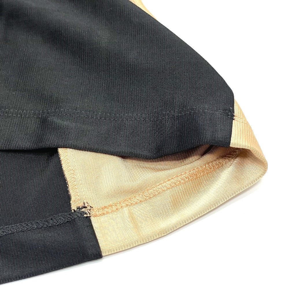 LOUIS VUITTON アパレル 袖なし 21FW ヴィタミンズ チューブタンクトップ ノースリーブ ワンピース ビスコース レディース ブラック×ベージュ - brandshop-reference