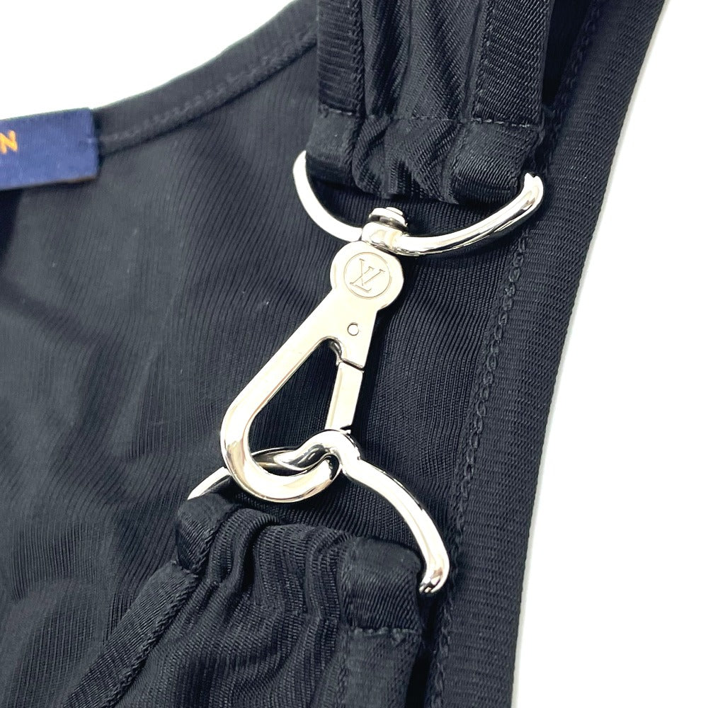 LOUIS VUITTON アパレル 袖なし 21FW ヴィタミンズ チューブタンクトップ ノースリーブ ワンピース ビスコース レディース ブラック×ベージュ - brandshop-reference