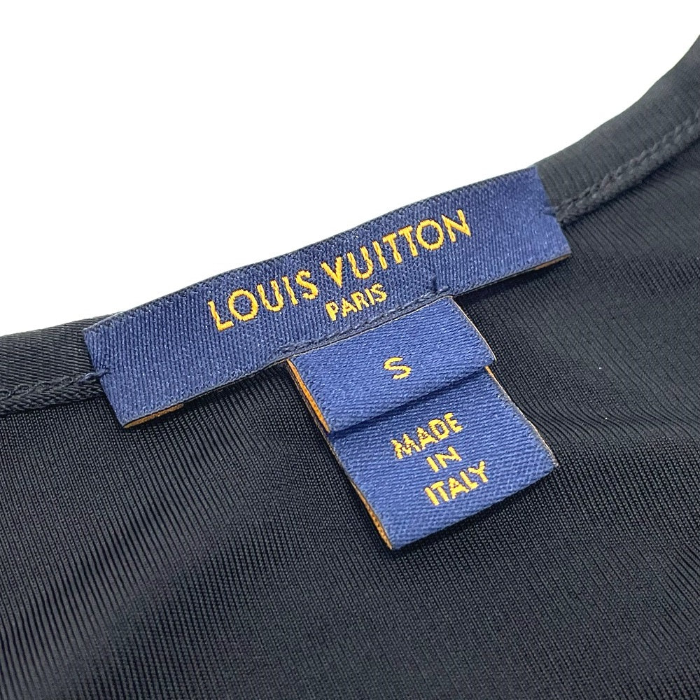 LOUIS VUITTON アパレル 袖なし 21FW ヴィタミンズ チューブタンクトップ ノースリーブ ワンピース ビスコース レディース ブラック×ベージュ - brandshop-reference