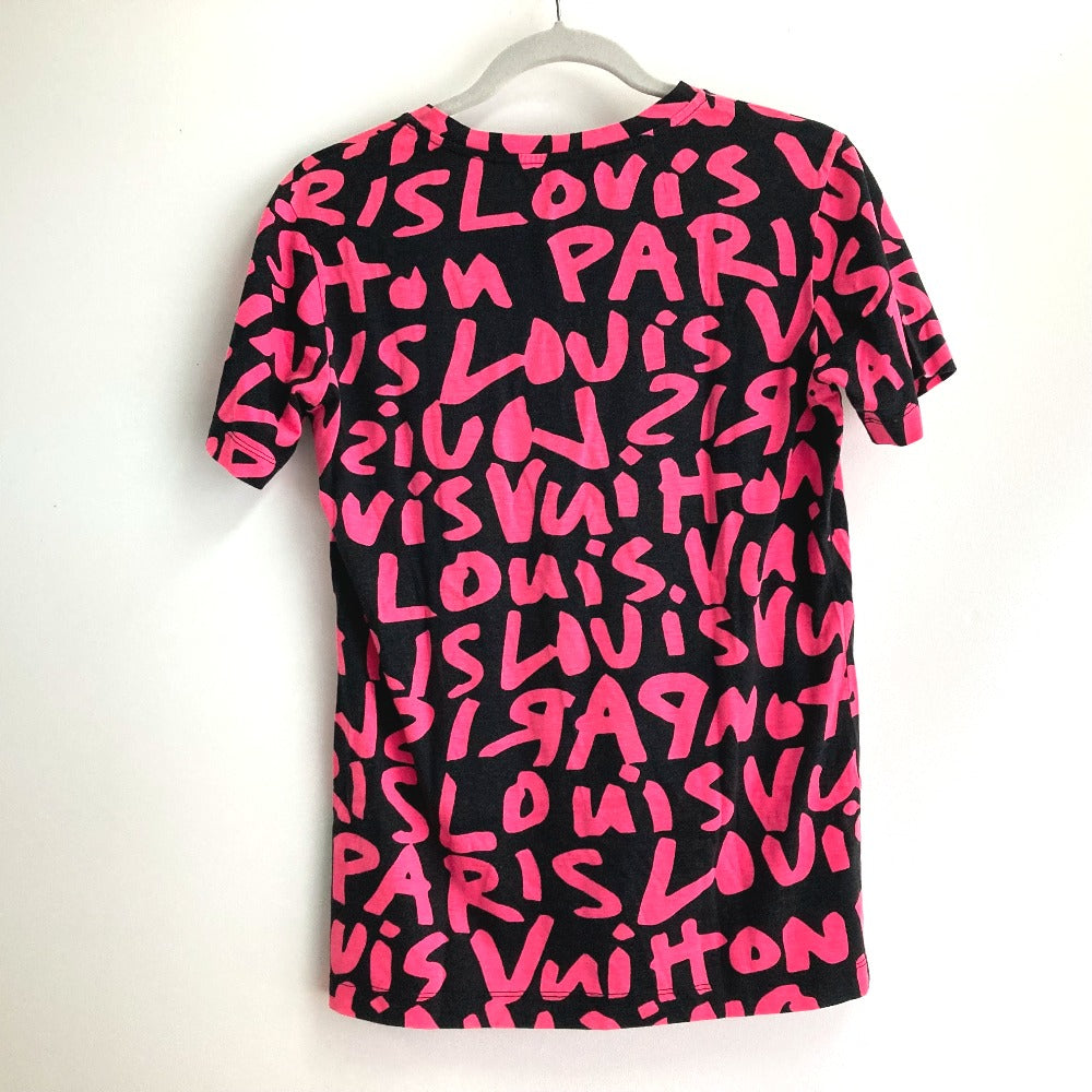 Louis Vuitton Graffiti Steven Splaus Camisa de manga corta Hombres de algodón