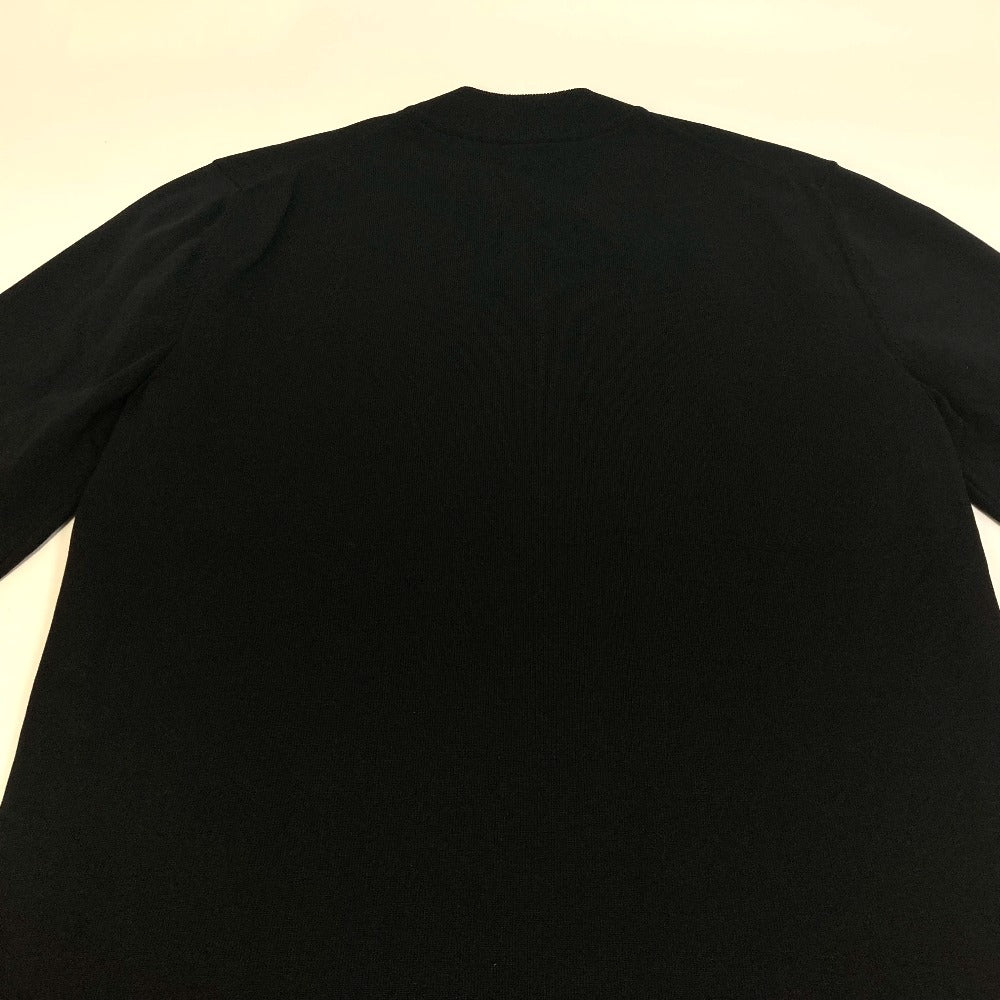 LOUIS VUITTON ヴァージルアブロー トップス 長袖 トレーナー プリンテッドインタルシアグローブモックネック トレーナー ポリアミド メンズ ブラック - brandshop-reference