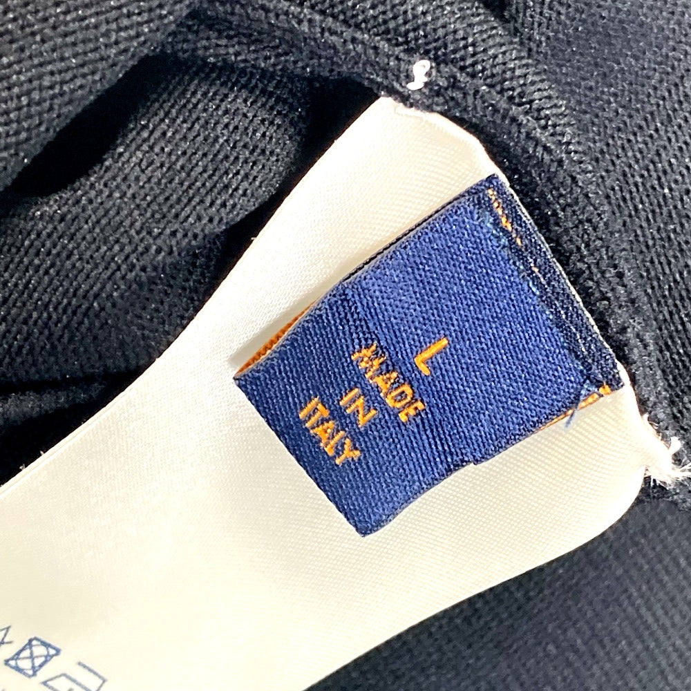 LOUIS VUITTON ヴァージルアブロー トップス 長袖 トレーナー プリンテッドインタルシアグローブモックネック トレーナー ポリアミド メンズ ブラック - brandshop-reference