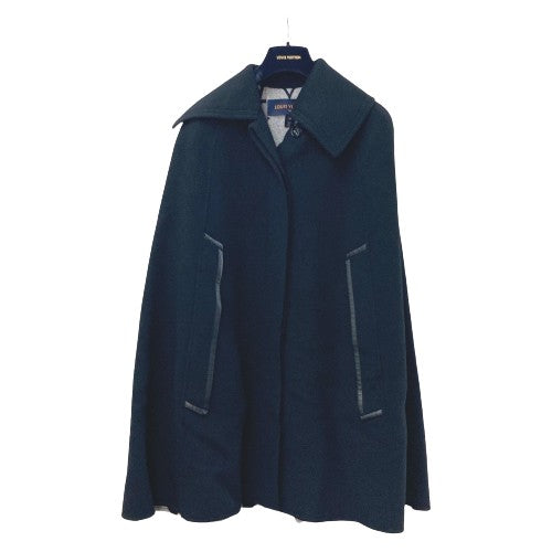 LOUIS VUITTON FKCO04 ジャイアントモノグラム マントコート アパレル ポンチョコート ポンチョ ウール レディース ブラック - brandshop-reference