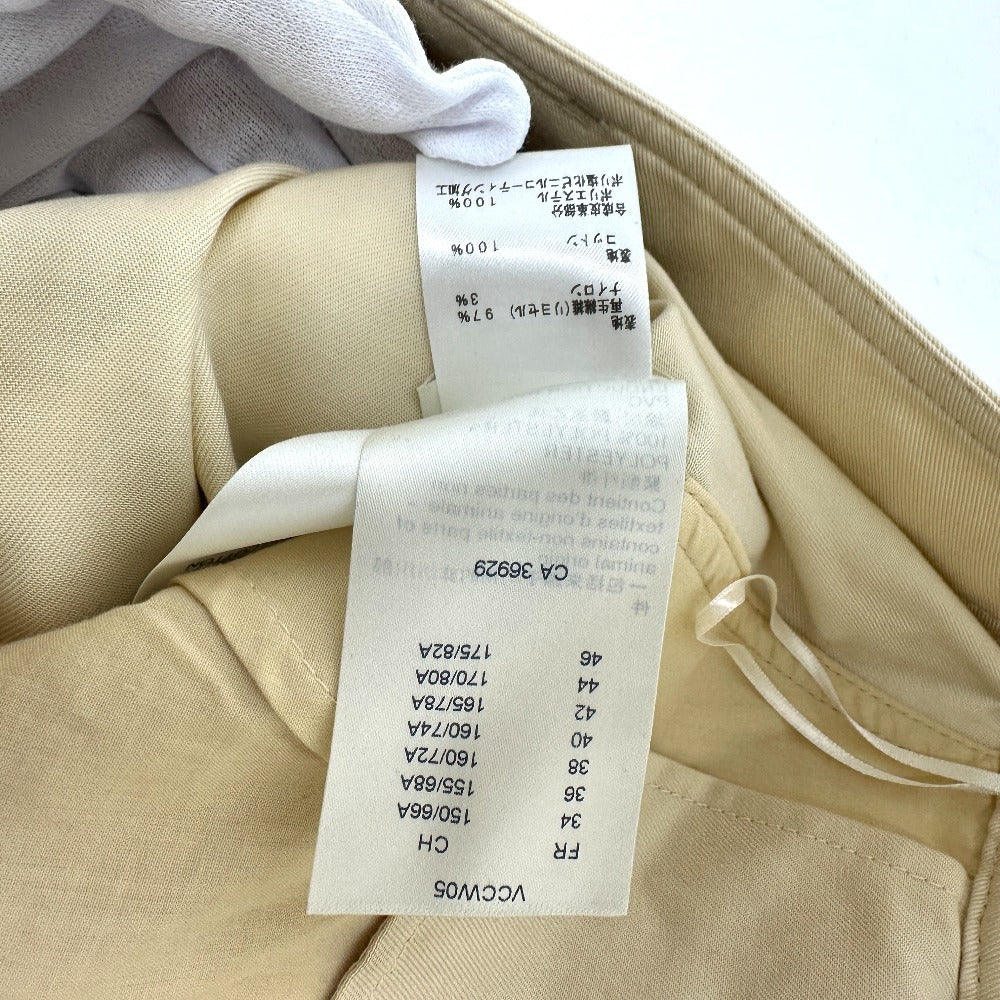 LOUIS VUITTON FKPX67 キュロット ベルト付き モノグラム チノパンツ コットン レディース ベージュ