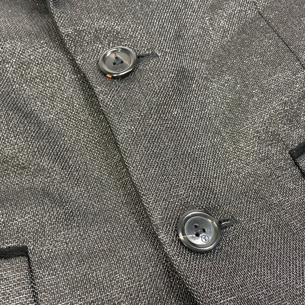 LOUIS VUITTON FLVE98 スリットスリーブ タキシード 長袖 アウター ジャケット ビスコース レディース ブラック - brandshop-reference