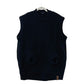 LOUIS VUITTON FLKW83 Hooded Sleeveless Knit Wool Women's Black
