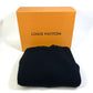 LOUIS VUITTON FLKW83 Hooded Sleeveless Knit Wool Women's Black