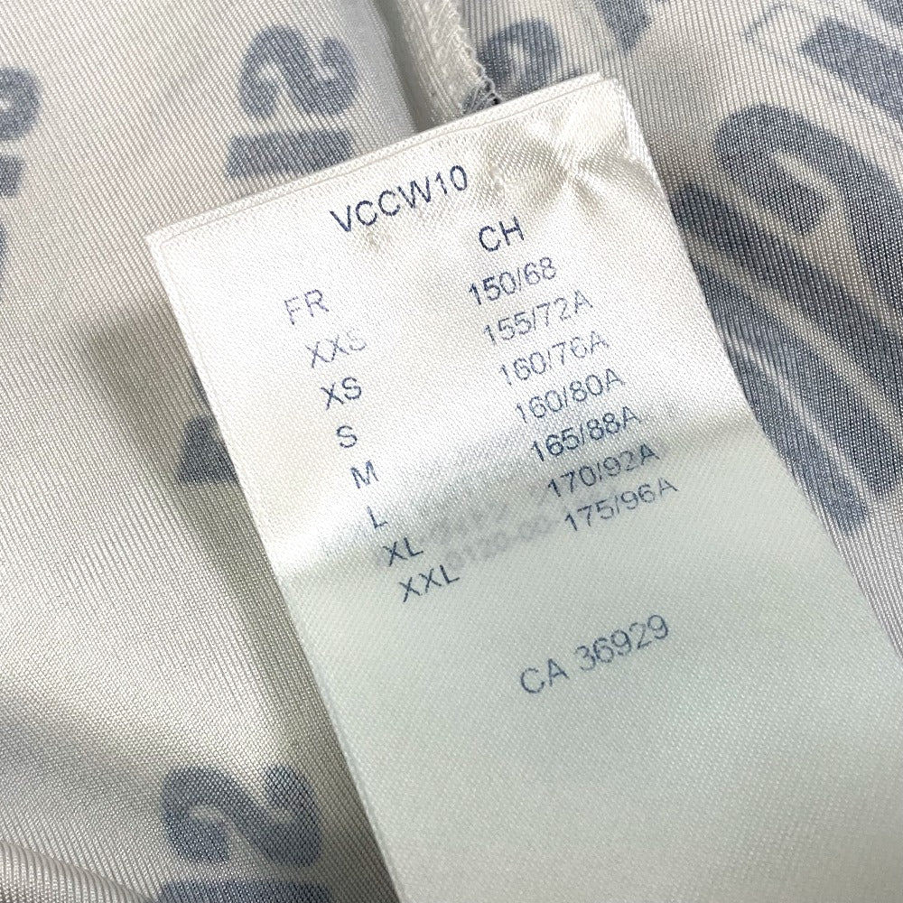 LOUIS VUITTON FLTS86 21SS シグネチャー ロゴ ロングスリーブ トップス アパレル 総柄/クルーネック 長袖シャツ レーヨン レディース ホワイトベージュ