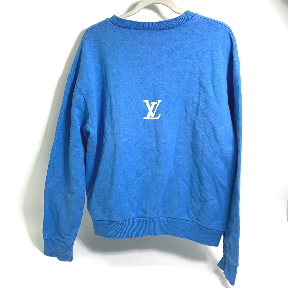 LOUIS VUITTON 22SS アーメンブレーカーズクルーネック スウェット 長袖 トレーナー コットン メンズ ブルー
