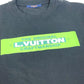 LOUIS VUITTON プリーテッド アパレル トップス RM221 半袖Ｔシャツ コットン メンズ ブラック