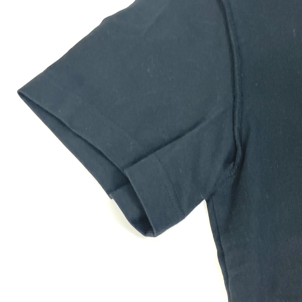 LOUIS VUITTON プリーテッド アパレル トップス RM221 半袖Ｔシャツ コットン メンズ ブラック