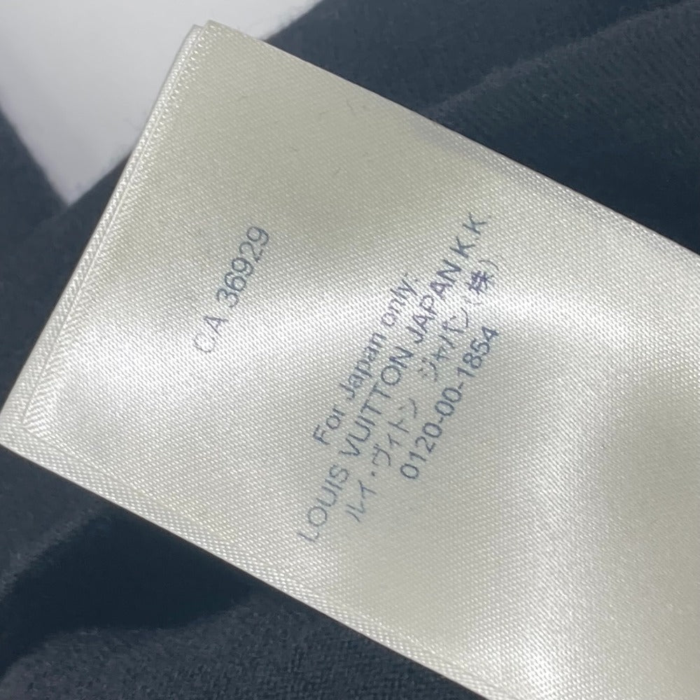 LOUIS VUITTON Apparel Logo Patch LV Vitesse Sweater Long Sleeve Top RW221 Knit Wool Women's Black