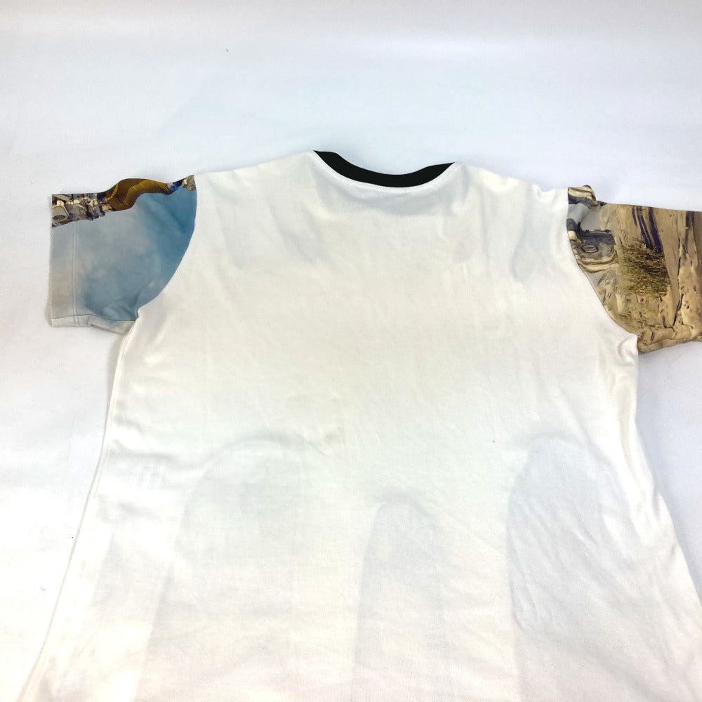 LOUIS VUITTON ロゴ アパレル トップス 丸首 半袖Ｔシャツ コットン レディース ホワイト - brandshop-reference