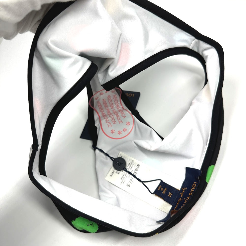 LOUIS VUITTON 1AB820＆1AB81S 草間彌生 スィムウェア LV × YK ペインティッド ドット ビキニ 上下セット RW231 水着 ポリアミド レディース マルチカラー