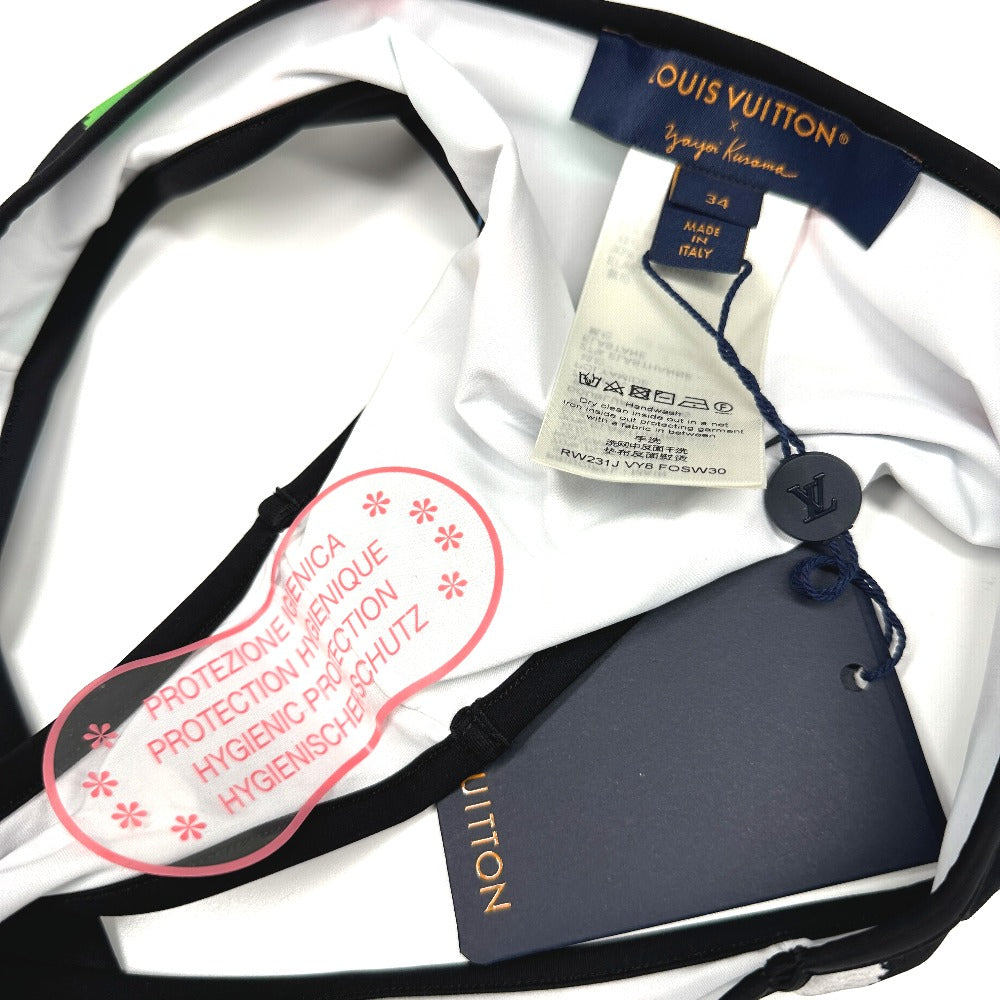LOUIS VUITTON 1AB820＆1AB81S 草間彌生 スィムウェア LV × YK ペインティッド ドット ビキニ 上下セット RW231 水着 ポリアミド レディース マルチカラー