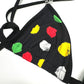 LOUIS VUITTON 1AB820＆1AB81S 草間彌生 スィムウェア LV × YK ペインティッド ドット ビキニ 上下セット RW231 水着 ポリアミド レディース マルチカラー