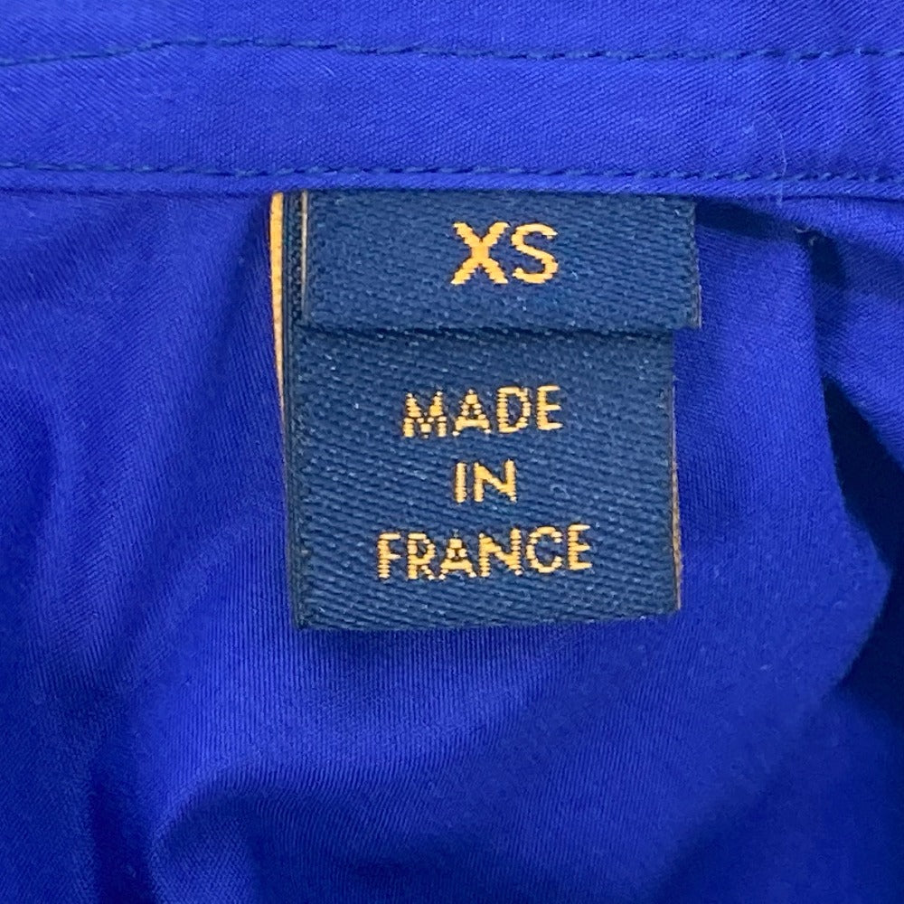 LOUIS VUITTON 22SS LVスプレッド ショートスリーブ 襟付き 半袖 ロゴ トップス アパレル RM222M 半袖シャツ コットン メンズ ブルー