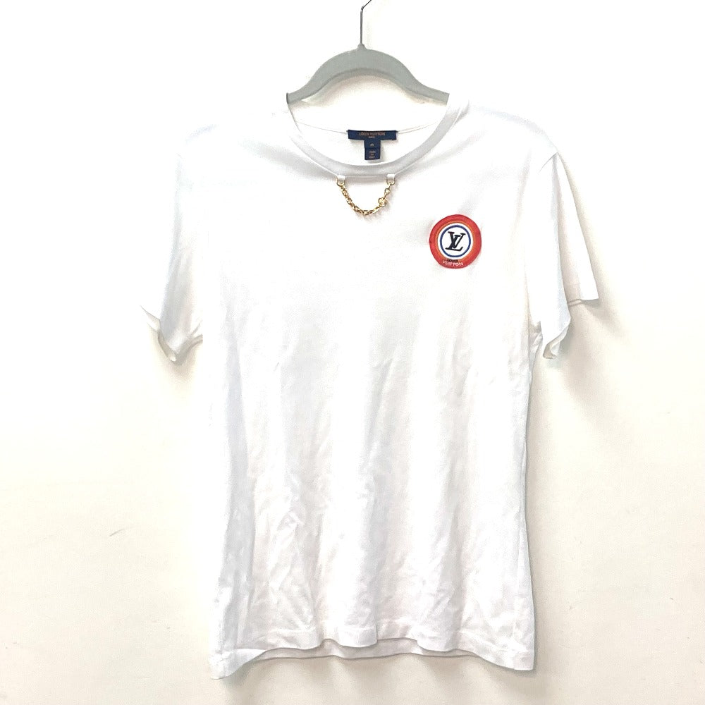 LOUIS VUITTON ワッペン レインボーパッチ アパレル トップス RW222W 半袖Ｔシャツ コットン レディース ホワイト