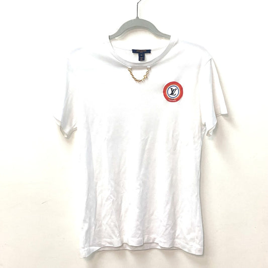 LOUIS VUITTON ワッペン レインボーパッチ アパレル トップス RW222W 半袖Ｔシャツ コットン レディース ホワイト