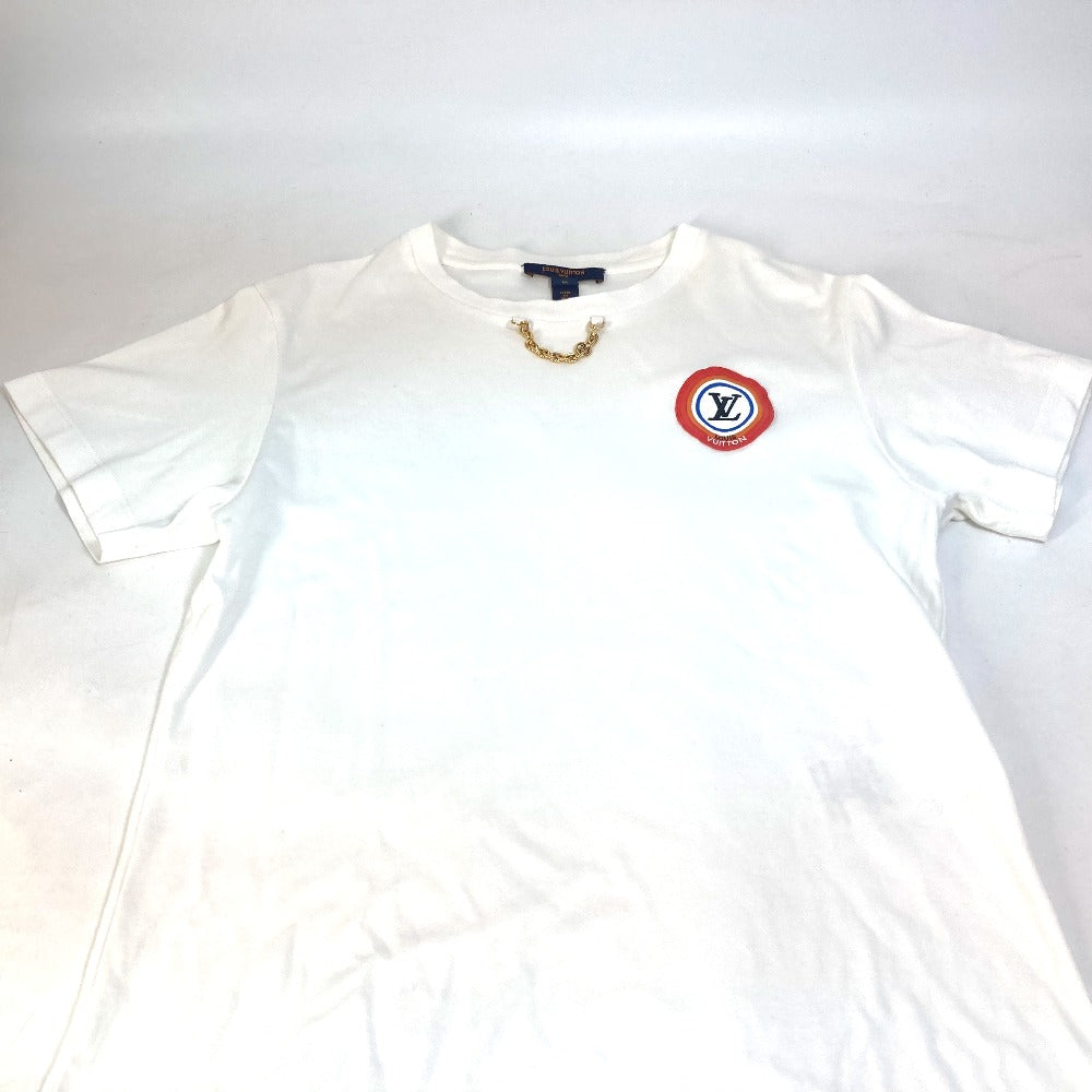 LOUIS VUITTON ワッペン レインボーパッチ アパレル トップス RW222W 半袖Ｔシャツ コットン レディース ホワイト