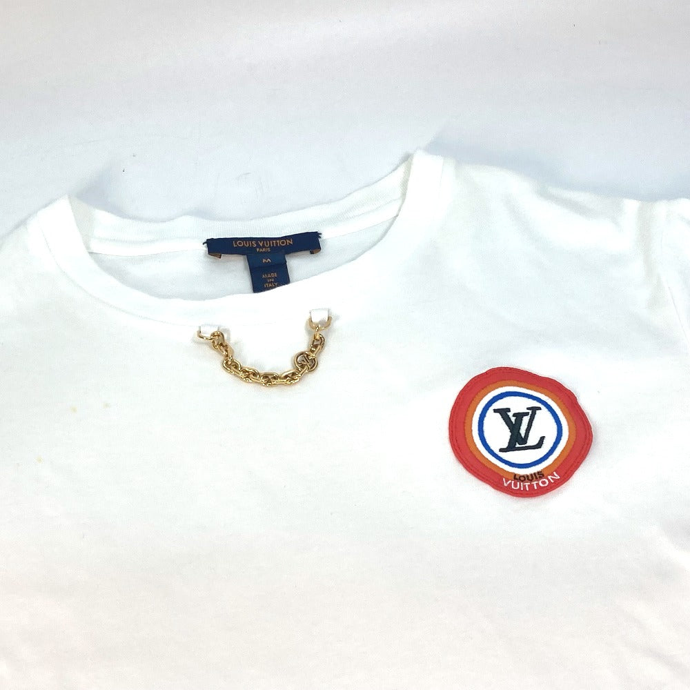 LOUIS VUITTON ワッペン レインボーパッチ アパレル トップス RW222W 半袖Ｔシャツ コットン レディース ホワイト