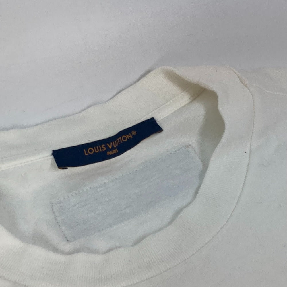 LOUIS VUITTON 1ABJ28 ハイブリッドコットンＴシャツ アパレル トップス RM232 半袖Ｔシャツ コットン メンズ ホワイト