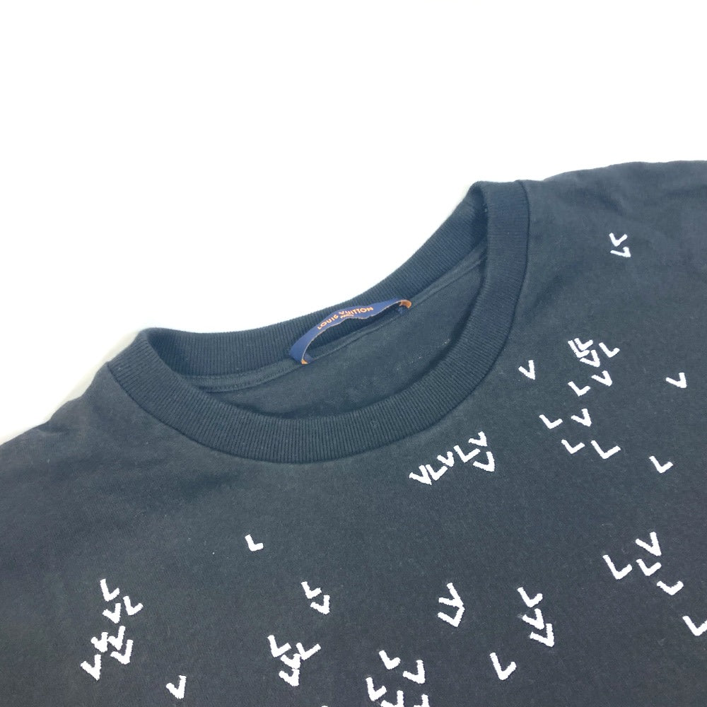 LOUIS VUITTON LVスプレッドエンブロイダリー アパレル トップス RW222M 半袖Ｔシャツ コットン メンズ ブラック
